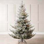 Pre-Lit Snow Flocked Christmas Tree