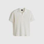 Regular Fit Hole-knit polo shirt
