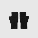 Short ribbed mittens