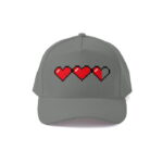 8 Bit Hearts Cap