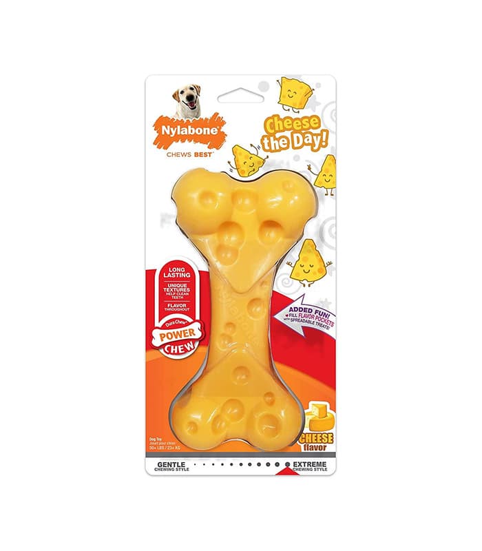 pet-product-dogs-toys-2-0.jpg Nylabone Dura Chew Cheese Bone - Image 1